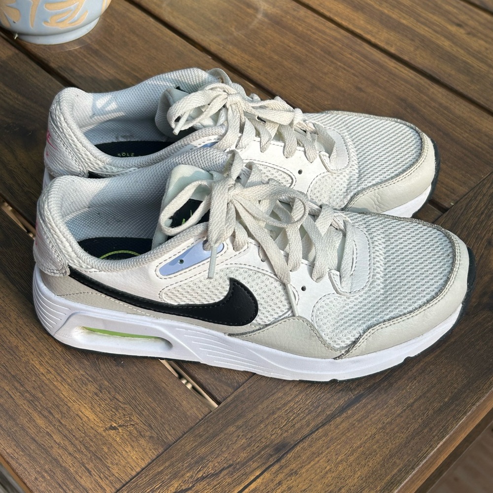 Nike White and Black Athletic Shoes